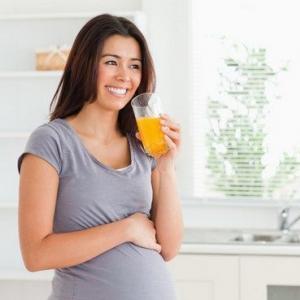 Freshly squeezed juices for pregnant women!